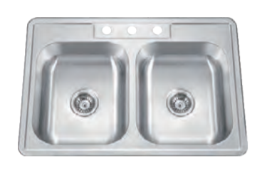 Double Bowl Topmount Sink